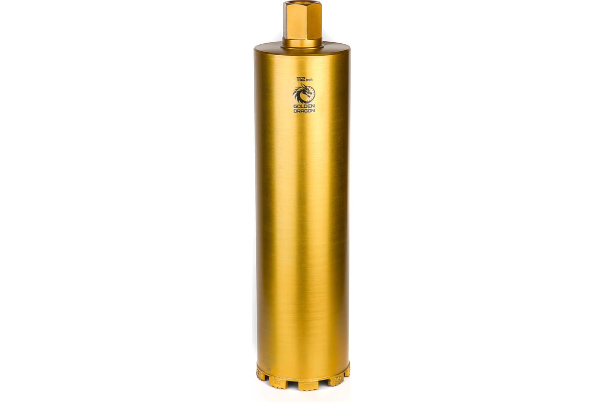 Коронка алмазная 1 1/4" 112/400/9 сегм. по бетону Golden Dragon